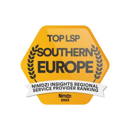 logo Nimdzi Top Regional LSP 2023